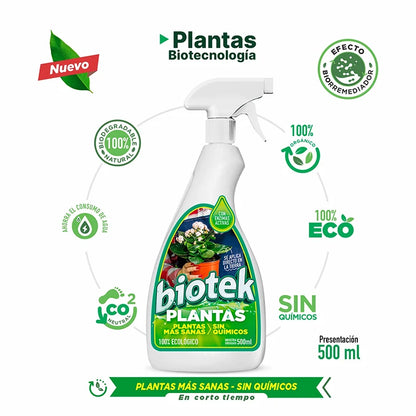 Alimento para Plantas Biotek: de plantas débiles a frondosas y resistentes 🌱