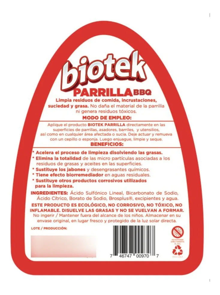 Biotek Parrilla BBQ