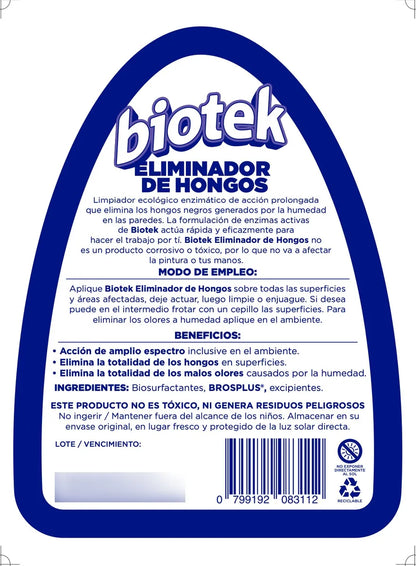 Biotek Eliminador de Hongos: Adiós Moho y Olor a Humedad 🤩