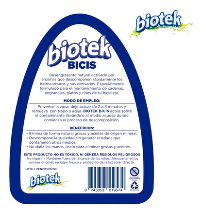 Biotek Bicis: Desengrasante Multifunción ecológico para Bicicletas 🚴