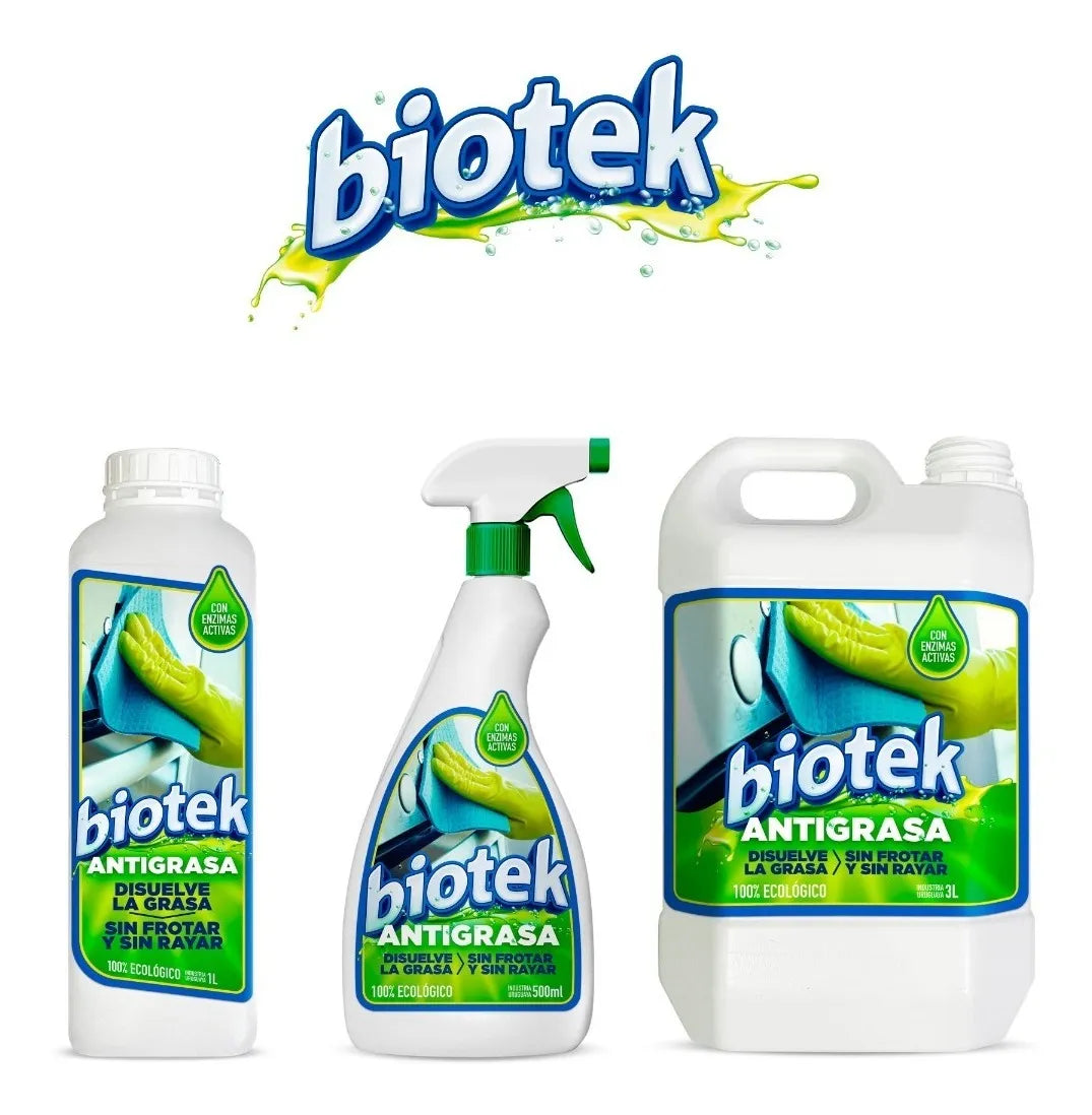 Biotek Antigrasa: Quitamanchas y elimina la grasa sin frotar 🧼