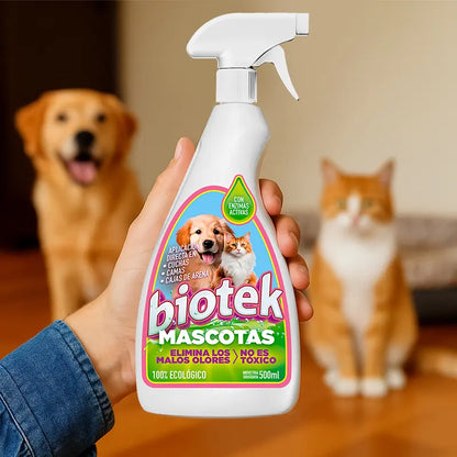 Biotek Mascotas | El limpiador que realmente entiende a tu mejor amigo