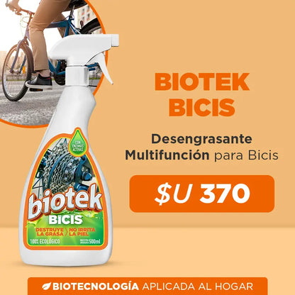 Biotek Bicis: Desengrasante Multifunción ecológico para Bicicletas 🚴