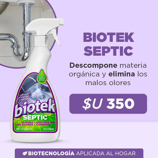 Biotek Septic: Eliminá olores y recuperá tu sistema séptico 🌱