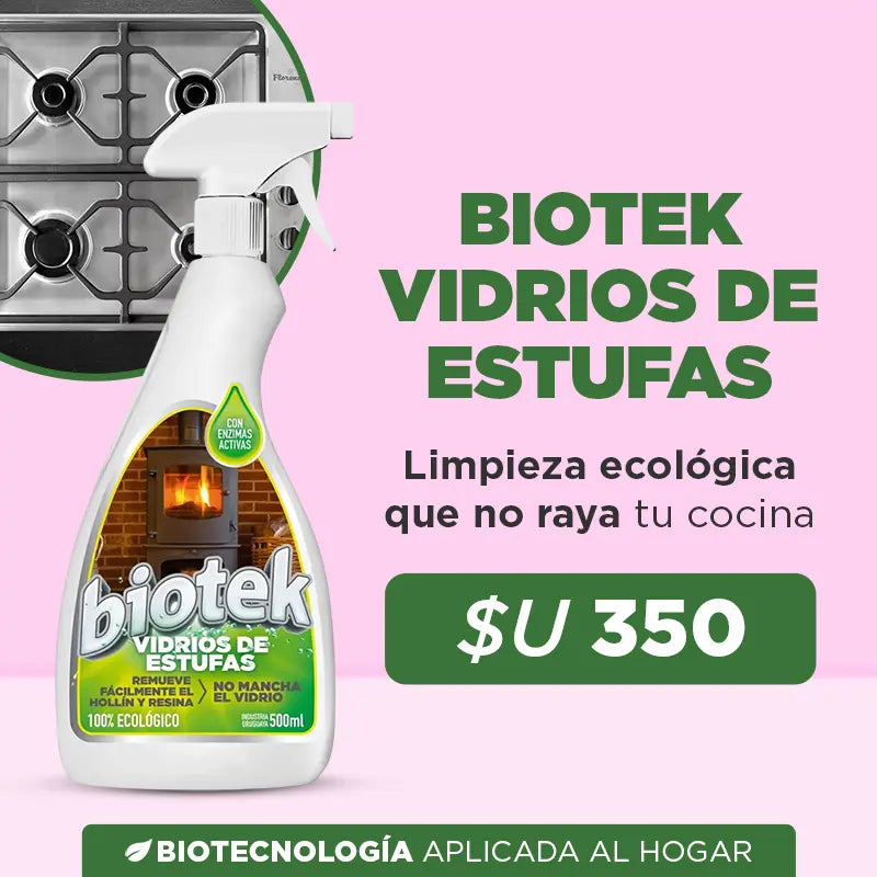 Biotek Vidrios de Estufas: Limpieza Biotecnológica sin rayar ✨