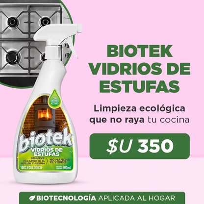 Biotek Vidrios de Estufas: Limpieza Biotecnológica sin rayar ✨