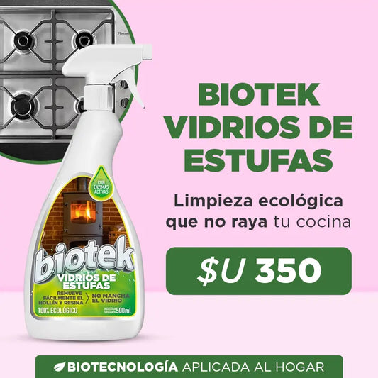 Biotek Vidrios de Estufas: Limpieza Biotecnológica sin rayar ✨
