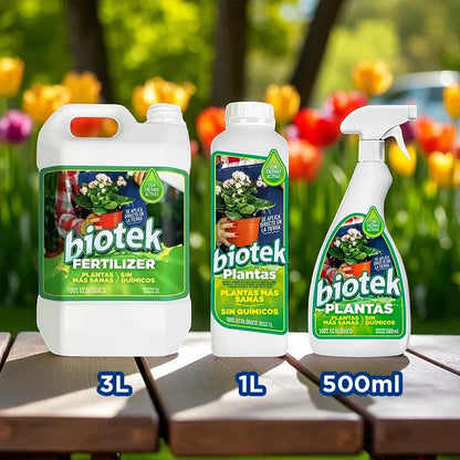 Alimento para Plantas Biotek: de plantas débiles a frondosas y resistentes 🌱