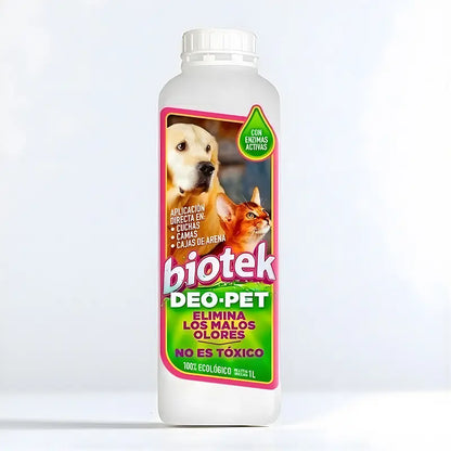 Biotek Mascotas: elimina olores y manchas sin dañar superficies