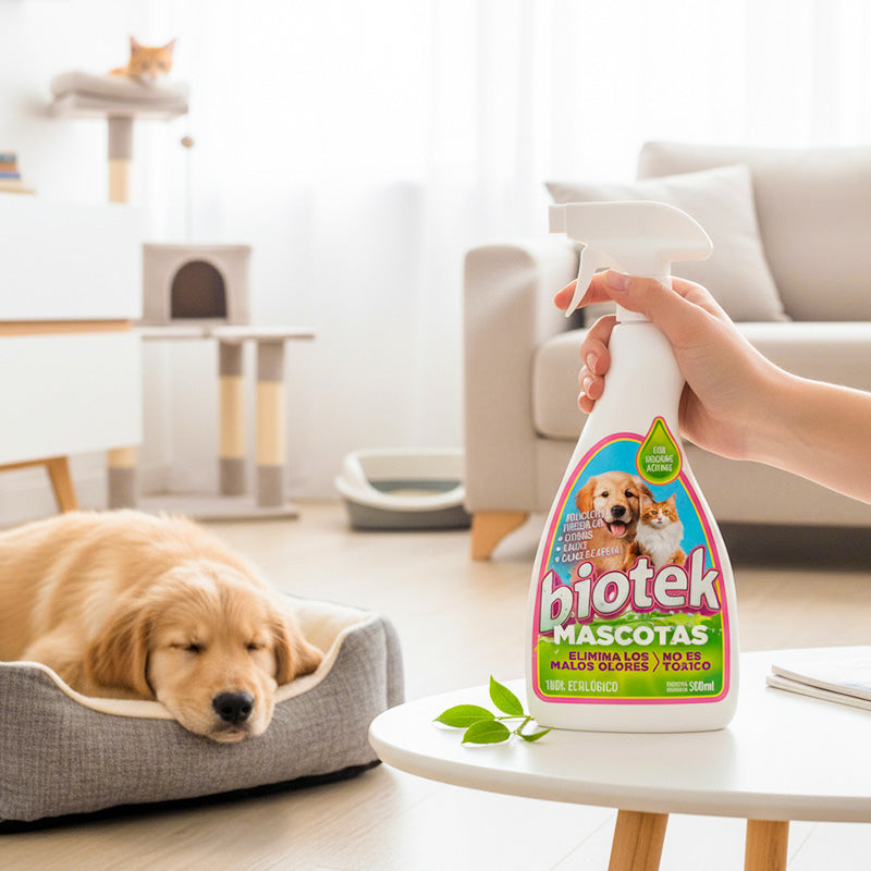 Biotek Mascotas | El limpiador que realmente entiende a tu mejor amigo