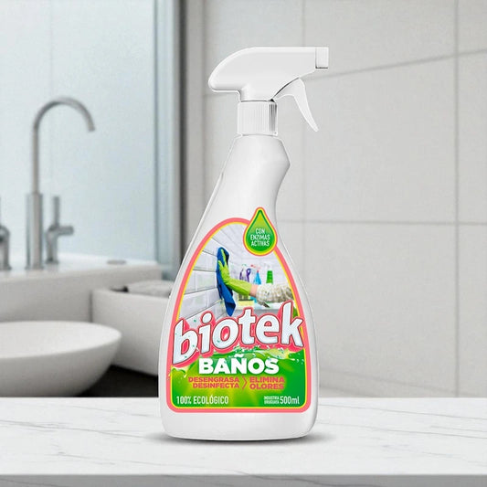 Biotek Baños: limpia, desinfecta y elimina olores para un baño fresco y seguro